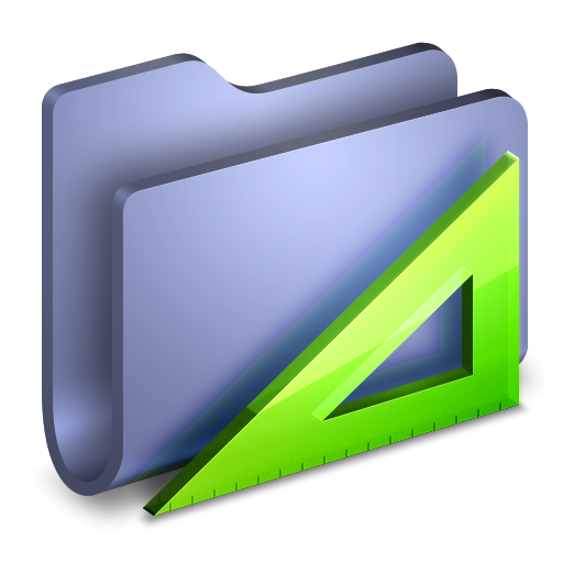 Applications, Blue, Folder Icon