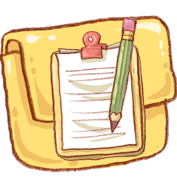 Folder, Notepad, Version Icon