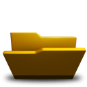 Folder, Opened, Yellow Icon