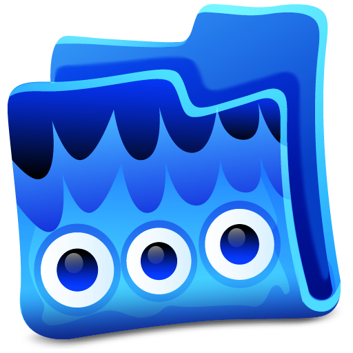 Blue, Creature, Folder Icon