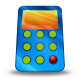 Blue, Calculator Icon
