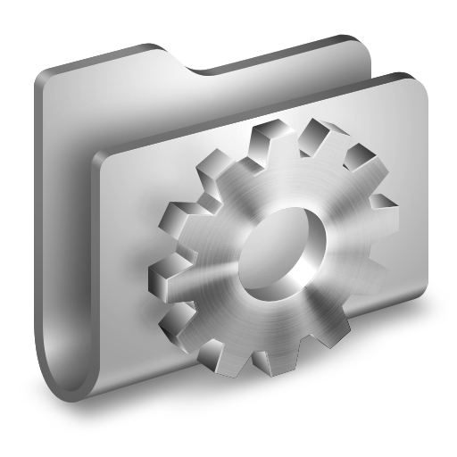 Developer, Folder, Metalic Icon
