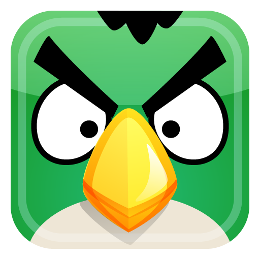 Angry, Bird, Green Icon