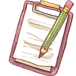 Notepad, Pencil Icon