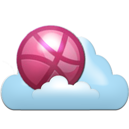 Cloud, Dribbble Icon