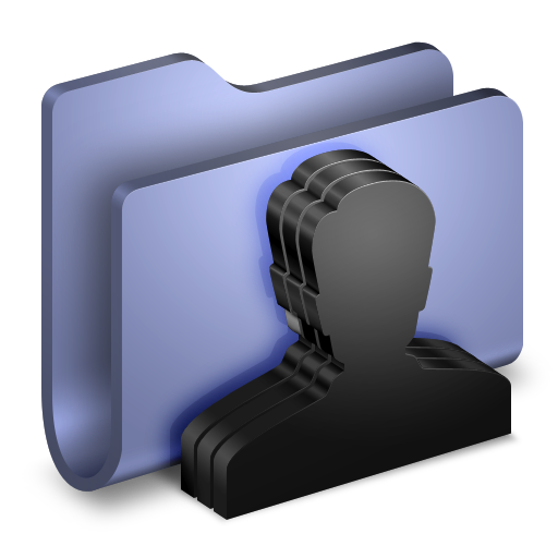 Blue, Folder, Group Icon