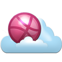 Cloud, Dribbble Icon