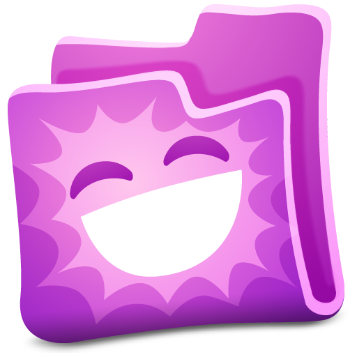 Creature, Folder, Pink Icon
