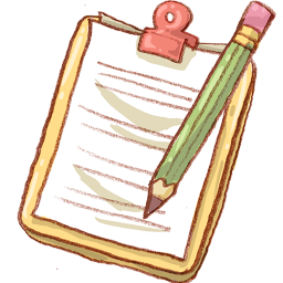 Notepad, Pencil, Yellow Icon