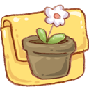 Flowerpot, Folder Icon