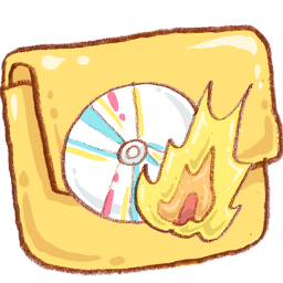 Burn, Folder Icon