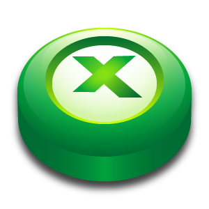 Excel, Microsoft, Office, Puck Icon