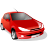Car, Red Icon