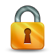 Lock, Orange Icon