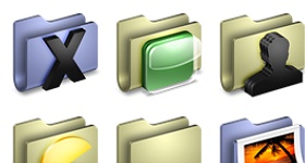 Alumin Folders Icons