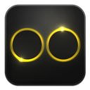 Flickr, Glow, Neon Icon
