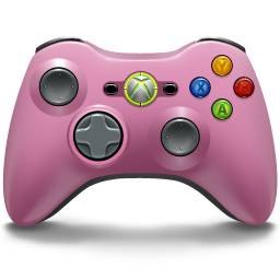 Joystick, Pink, Xbox Icon