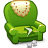 Armchair, Green Icon
