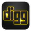 Digg, Glow, Neon Icon
