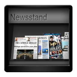 Black, Newsstand Icon