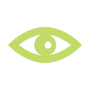 Eye, Green, Watch Icon