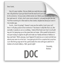 Doc, File, z Icon