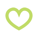 Green, Heart, Love Icon