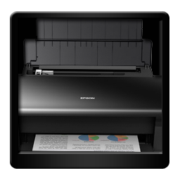 Black, Printer Icon