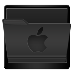 Apple, Apps, Black Icon