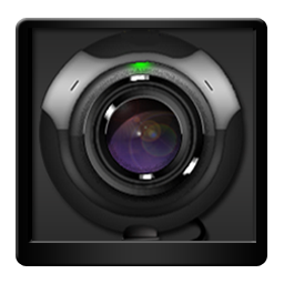 Black, Webcam Icon