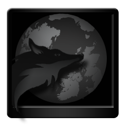 Black, Firefox Icon