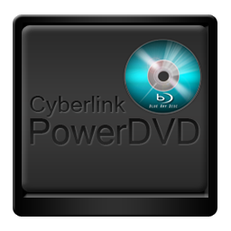 Black, Cyberlink, Powerdvd Icon
