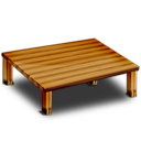 Desk, Wood Icon