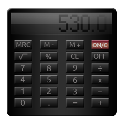 Black, Calculateur Icon