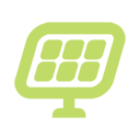 Energy, Green, Solar Icon