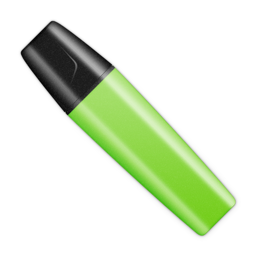 Green, Shut, Stabilo Icon