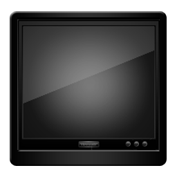 Black, Computer, Screen Icon