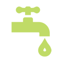 Green, Tap, Water Icon