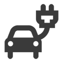 Black, Car, Electricity Icon