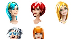 Browser Girls Icons