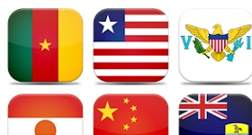 V7 Flags Icons