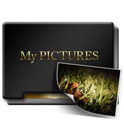 Gold, Mypictures Icon