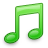 Green, Music, Note Icon