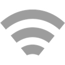 Grey, Wifi Icon