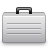 Briefcase, Metallic Icon