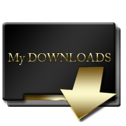 Gold, Mydownloads Icon