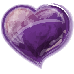 Herz, Violet Icon
