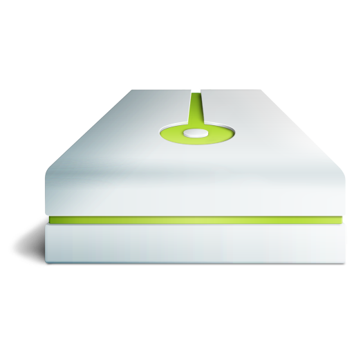 Hdd, Lime Icon