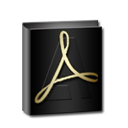Adobe, Gold, Reader Icon