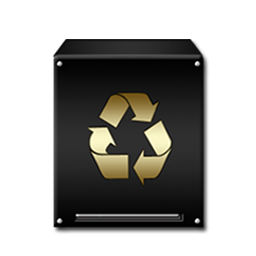 Empty Gold Trash Icon Download Free Icons